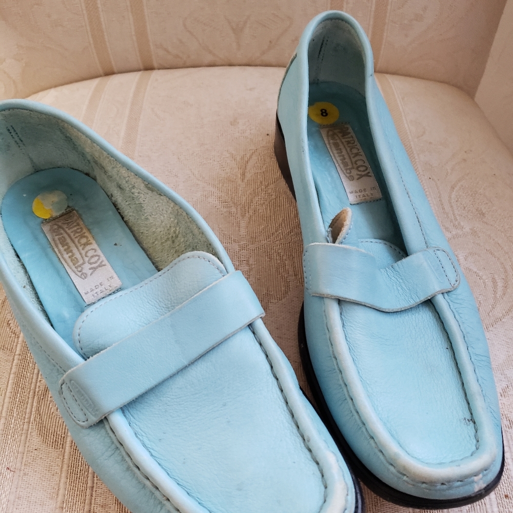 Turquoise Loafers 8